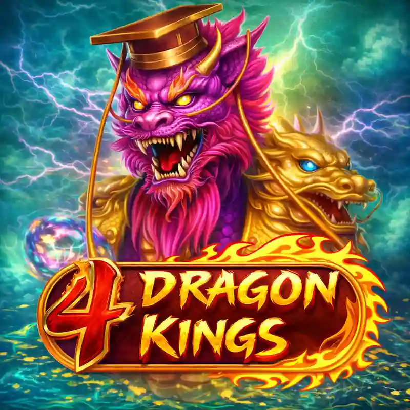 4 Dragon Kings Game Banner - joyjili Casino